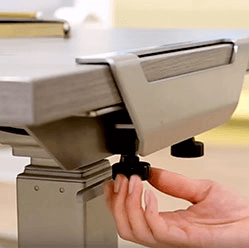 Montaż biurka z regulacją wysokości bez narzędzi