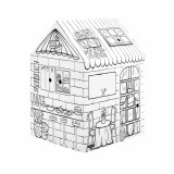 Domek do kolorowania rozmiar L, 2 w 1 cukiernia&kawiarnia