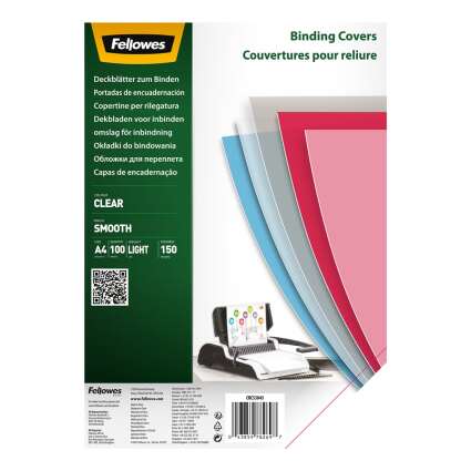 Okładki przezroczyste Smooth Finish 150 mikronów