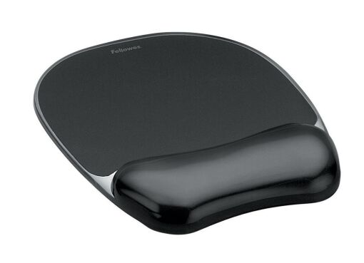 Podkładka pod mysz i nadgarstek CRYSTAL- czarna