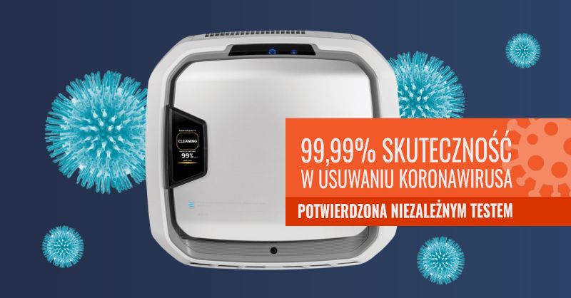 Oczyszczacze powietrza AeraMax Pro skuteczne w usuwaniu koronawirusa
