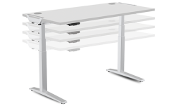 Biurka z regulowaną wysokością