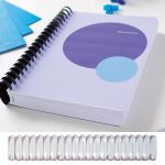 Grzbiety plastikowe owalne z blokadą