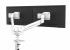 Ramię kompaktowe na 2 monitory TALLO™ (białe)