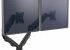 Ramię na 2 monitory Eppa™ - czarne